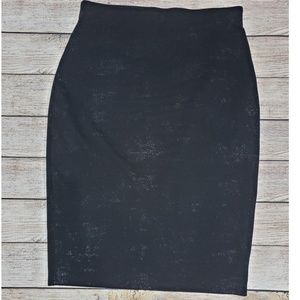 Mossimo Tube Skirt Black Shimmer